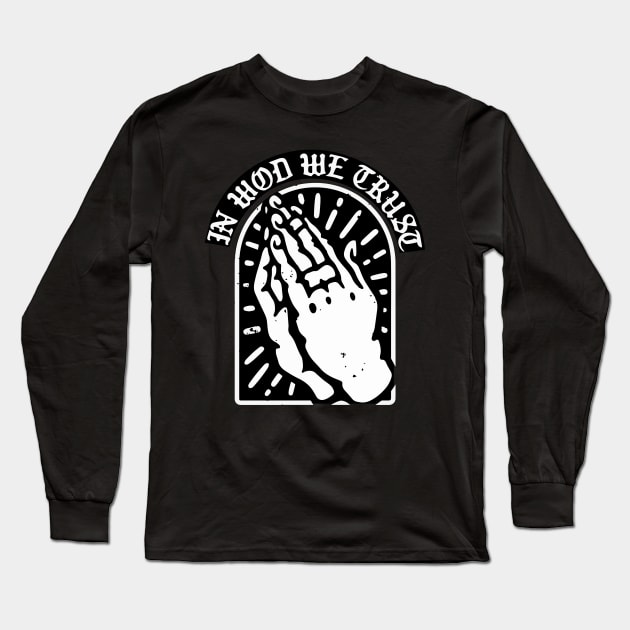 In wod we trust Long Sleeve T-Shirt by lounesartdessin